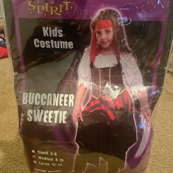 Buccaneer Sweetie Kids Costume - Size 8-10 - Picture 1 of 8